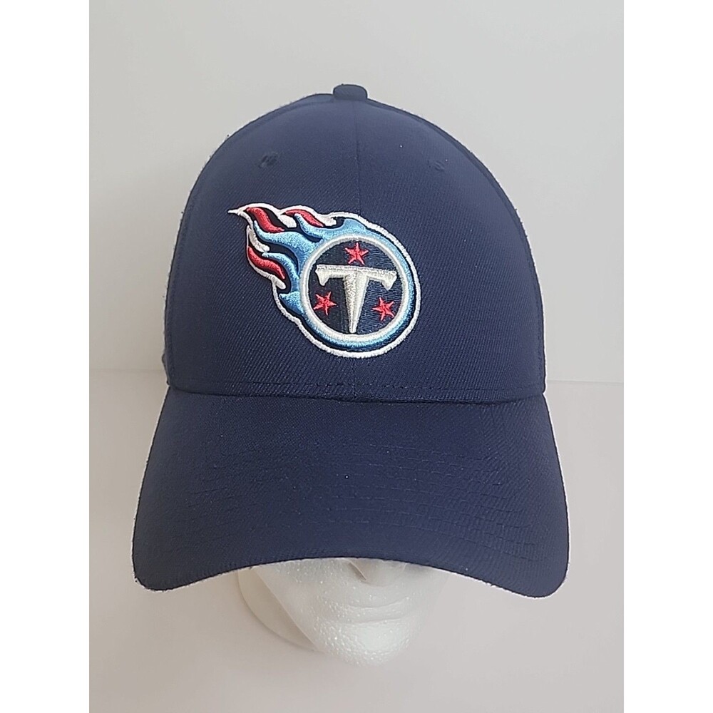 Tennessee Titans New Era 39Thirty Hat Cap Medium Large Blue Embroidered